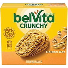 Belvita Crunchy Golden Oat Breakfast Biscuits, 1.76 oz, 5 count, 8.8 Ounce