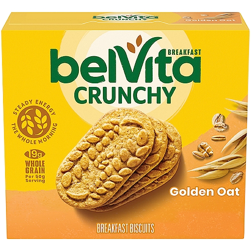 Belvita Crunchy Golden Oat Breakfast Biscuits, 1.76 oz, 5 count