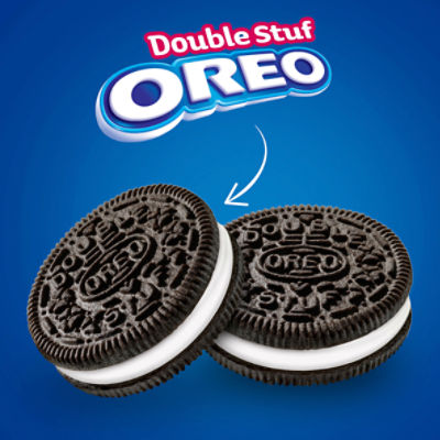 Oreo Double Stuf Chocolate Sandwich Cookies