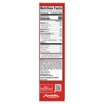 Nabisco Ritz Roasted Vegetable Crackers, 13.3 oz