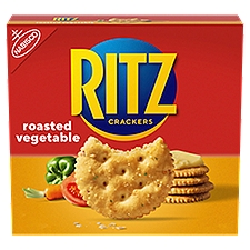 Nabisco Ritz Roasted Vegetable Crackers, 13.3 oz, 13.3 Ounce