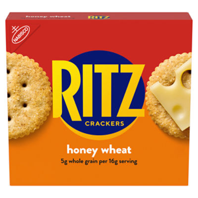 RITZ Honey Wheat Crackers, 13.7 oz, 13.7 Ounce