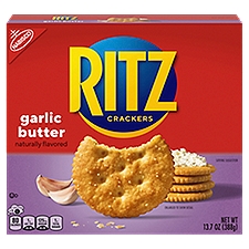 RITZ Garlic Butter, Crackers, 13.7 Ounce