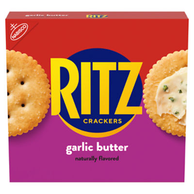 RITZ Garlic Butter Crackers, 13.7 oz