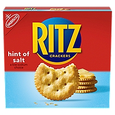 RITZ Hint of Salt Crackers, 13.7 oz, 13.7 Ounce