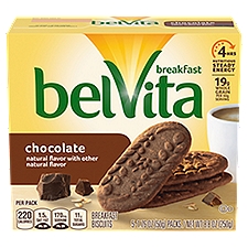 Belvita Chocolate Breakfast Biscuits, 1.76 oz, 5 count