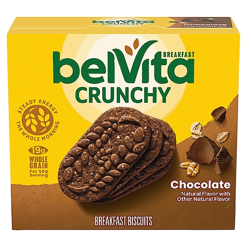Belvita Breakfast Biscuits are a delicious, convenient breakfast choice, baked with selected wholesome grains.

They contain slow-release carbs that break down gradually in the body, to deliver delicious, steady energy all morning long.