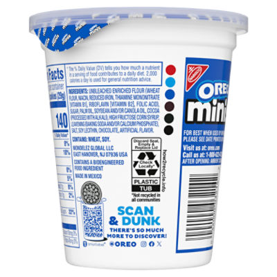 Nabisco Oreo Minis Chocolate Sandwich Cookies, 3.5 oz