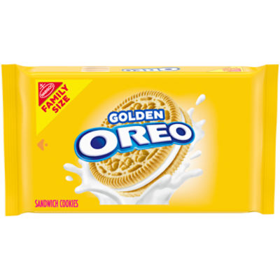 Nabisco Oreo Golden Sandwich Cookies Family Size, 1 lb 3.1 oz