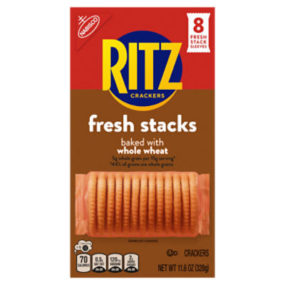 Nabisco Ritz Fresh Stacks Whole Wheat Crackers, 8 count, 11.6 oz