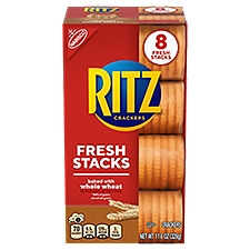 Ritz Fresh Stacks Whole Wheat, Crackers, 11.6 Ounce