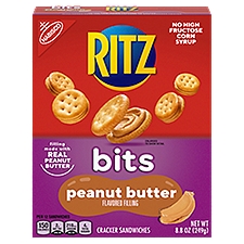 Ritz Bits Peanut Butter, Cracker Sandwiches, 8.8 Ounce