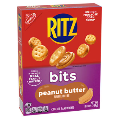 Nabisco Ritz Bits Peanut Butter Cracker Sandwiches, 8.8 oz