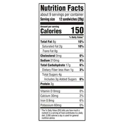 Nabisco Ritz Bits Peanut Butter Cracker Sandwiches, 8.8 oz