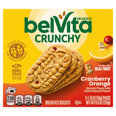 belvita breakfast biscuits cranberry orange 8.8 ounce