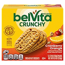 Belvita Cranberry Orange Breakfast Biscuits, 8.8 Ounce