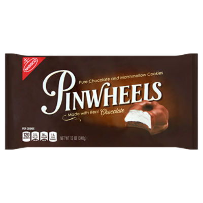 Nabisco Pinwheels Pure Chocolate and Marshmallow, Cookies