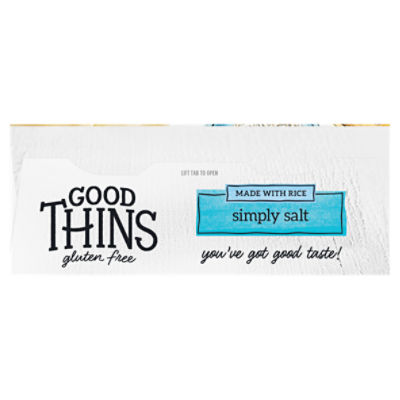 Good Thins Gluten Free Simply Salt Rice Snacks (3.5 oz) Delivery