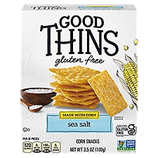 Good Thins Simply Salt Corn & Rice Snacks Gluten Free, Crackers, 3.5 Ounce