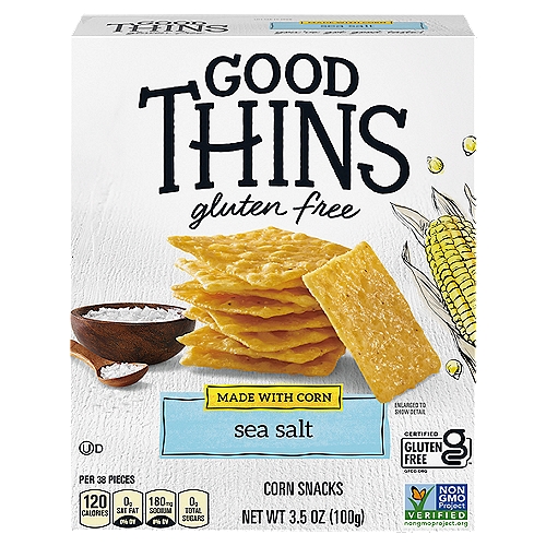 Just that goodnIt's time to discover your new favorite snack, made with real ingredients.nWe bring together corn with a delightful seasoning of sea salt to create a flavorful combo made for you to enjoy. With a light crunch in every savory bite, this is the delicious snack that is Good for munching.