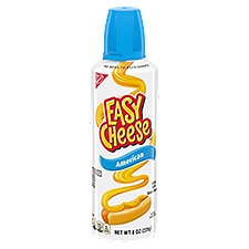 Easy Cheese American Pasteurized, Cheese Snack, 8 Ounce