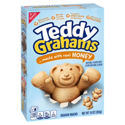 Teddy Grahams Honey Graham Snacks, 10 oz