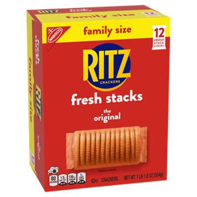 Nabisco Ritz Fresh Stacks The Original Crackers Family Size, 12 count, 1 lb 1.8 oz