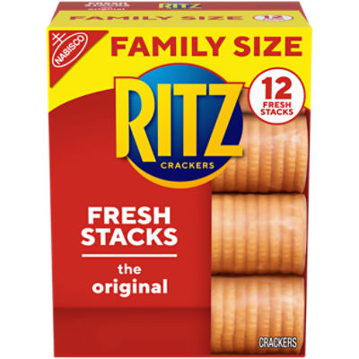 Nabisco Ritz Fresh Stacks The Original Crackers Family Size, 12 count, 1 lb 1.8 oz, 17.8 Ounce