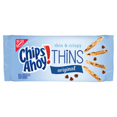 Nabisco Chips Ahoy! Thins Original Real Chocolate Chip Cookies, 7 oz