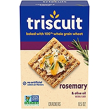 Triscuit Rosemary & Olive Oil Whole Grain Wheat Crackers, 8.5 oz