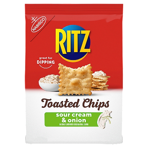 Nabisco Ritz Sour Cream & Onion Toasted Chips, 8.1 oz