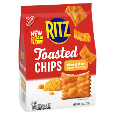 Nabisco Ritz Cheddar Toasted Chips, 8.1 oz