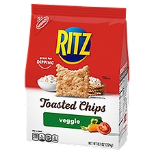 Ritz Veggie, Toasted Chips, 8.1 Ounce