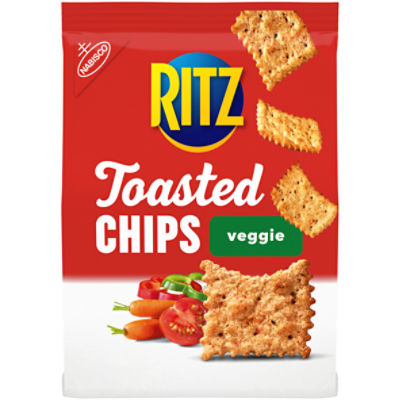 RITZ Toasted Chips Veggie Crackers, 8.1 oz