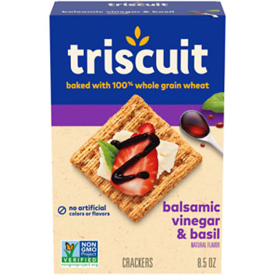 Triscuit Balsamic Vinegar & Basil Crackers, 8.5 oz