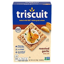 Triscuit Roasted Garlic, Crackers, 8.5 Ounce