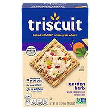 Triscuit Garden Herb Whole Grain Wheat Crackers, 8.5 oz