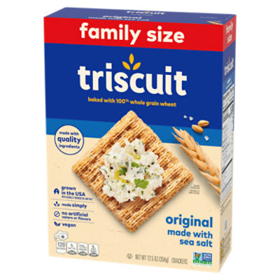Triscuit Original Crackers Family Size, 12.5 oz
