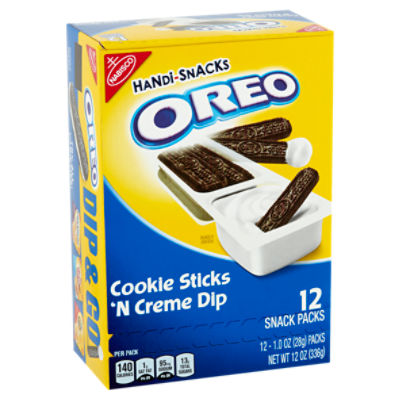 Oreo Handi-Snacks, Cookie Sticks 'n Creme Dip