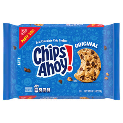 CHIPS AHOY! Original Chocolate Chip Cookies, Party Size, 25.3 oz