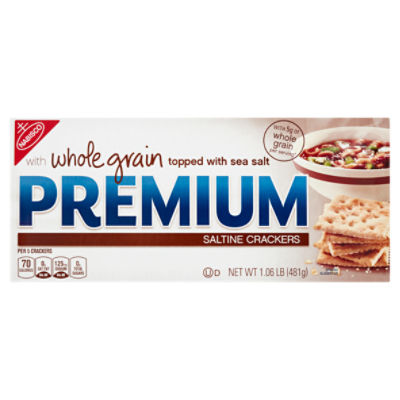 Nabisco Premium Saltine Crackers with Whole Grain, 1.06 oz