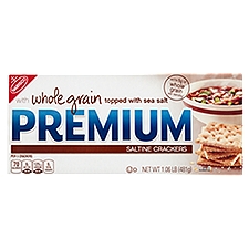 Nabisco Premium Saltine Crackers with Whole Grain, 1.06 oz