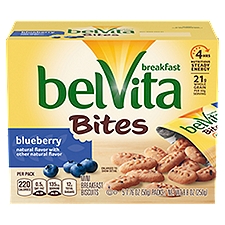 NABISCO BELVITA Bites Blueberry Mini Breakfast Biscuits, 8.8 OZ, 8.8 Ounce