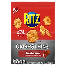 Ritz Crisp and Thins Barbecue, Chips, 7.1 Ounce