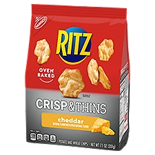 Ritz Crisp and Thins Cheddar, Chips, 7.1 Ounce