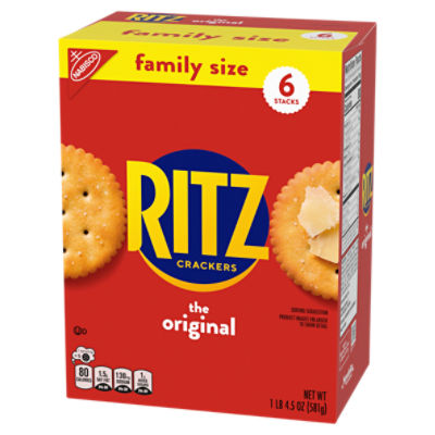 Nabisco Ritz The Original Crackers Family Size, 6 count, 1 lb 4.5 oz