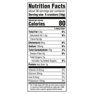 Nabisco Ritz The Original Crackers Family Size, 6 count, 1 lb 4.5 oz