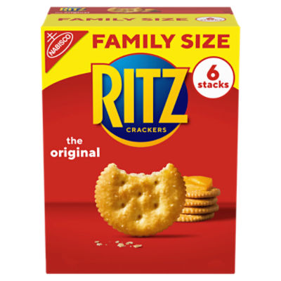 Nabisco Ritz The Original Crackers Family Size, 6 count, 1 lb 4.5 oz, 20.5 Ounce