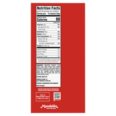 Nabisco Ritz The Original Crackers Party Size, 8 count, 1 lb 11.4 oz
