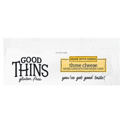 Good Thins Three Cheese Rice & Cheese Snacks Gluten Free Crackers